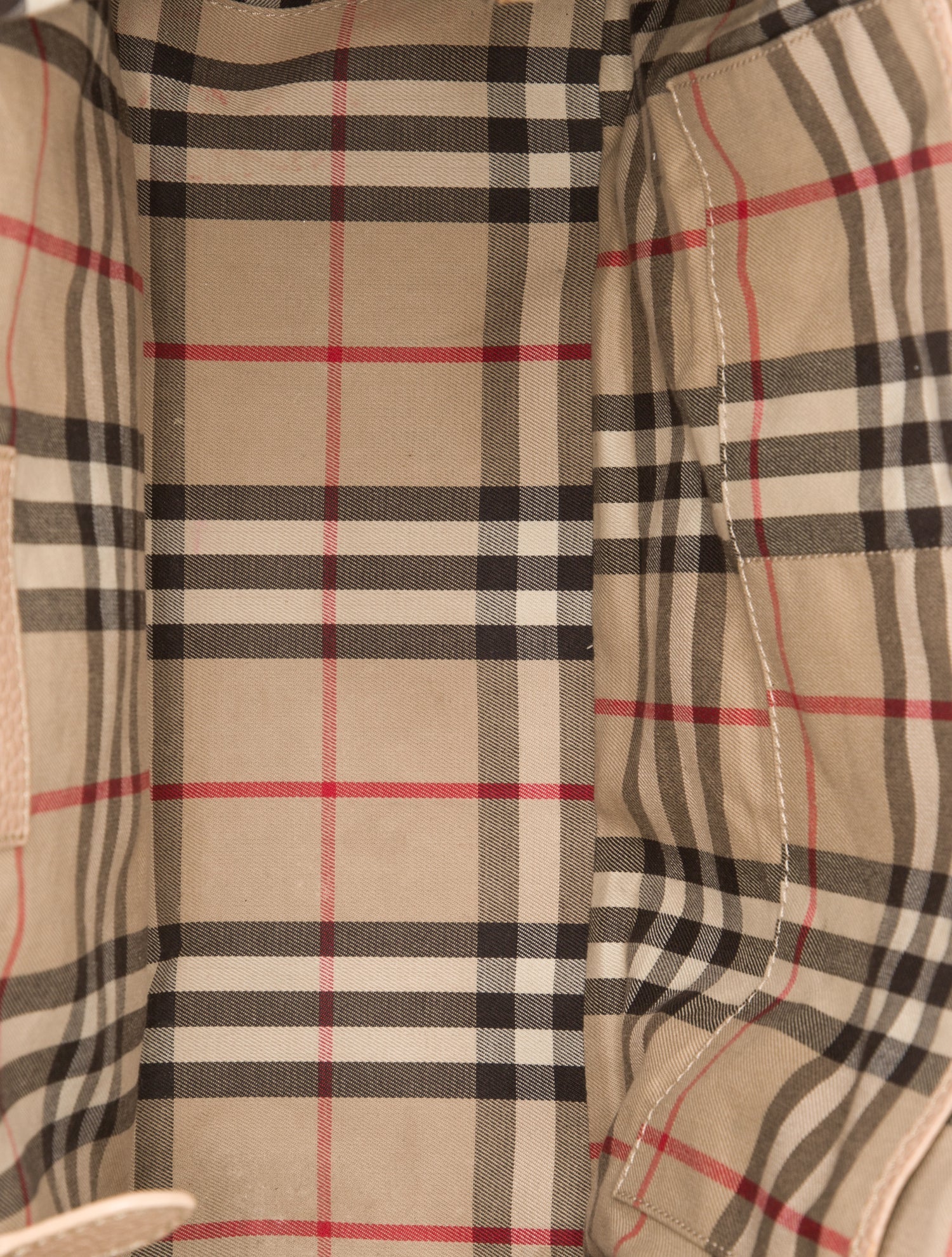 Burberry Leather Top Handle Bag